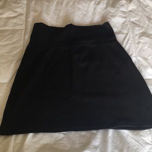 Black stretch skirt